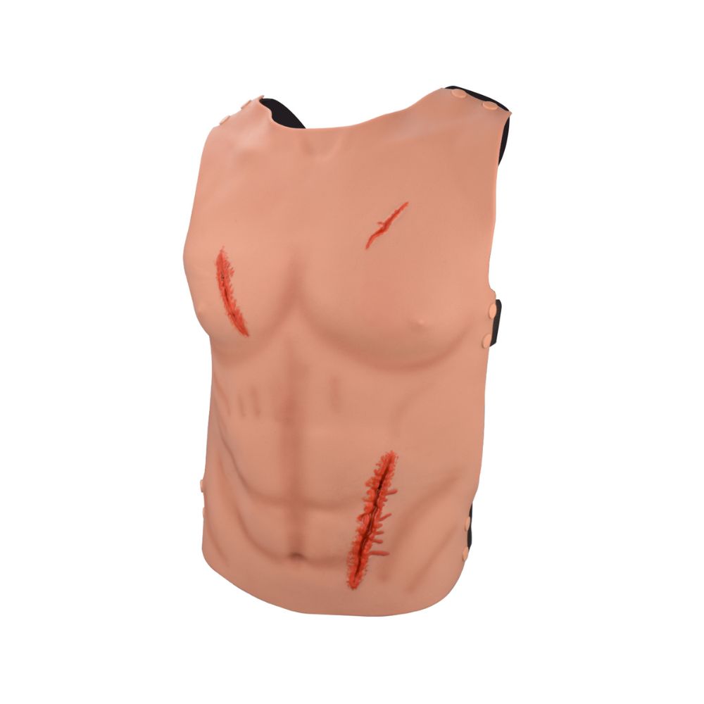 Wearable Chest & Abdominal Laceration Wound Packing Trainer Kit