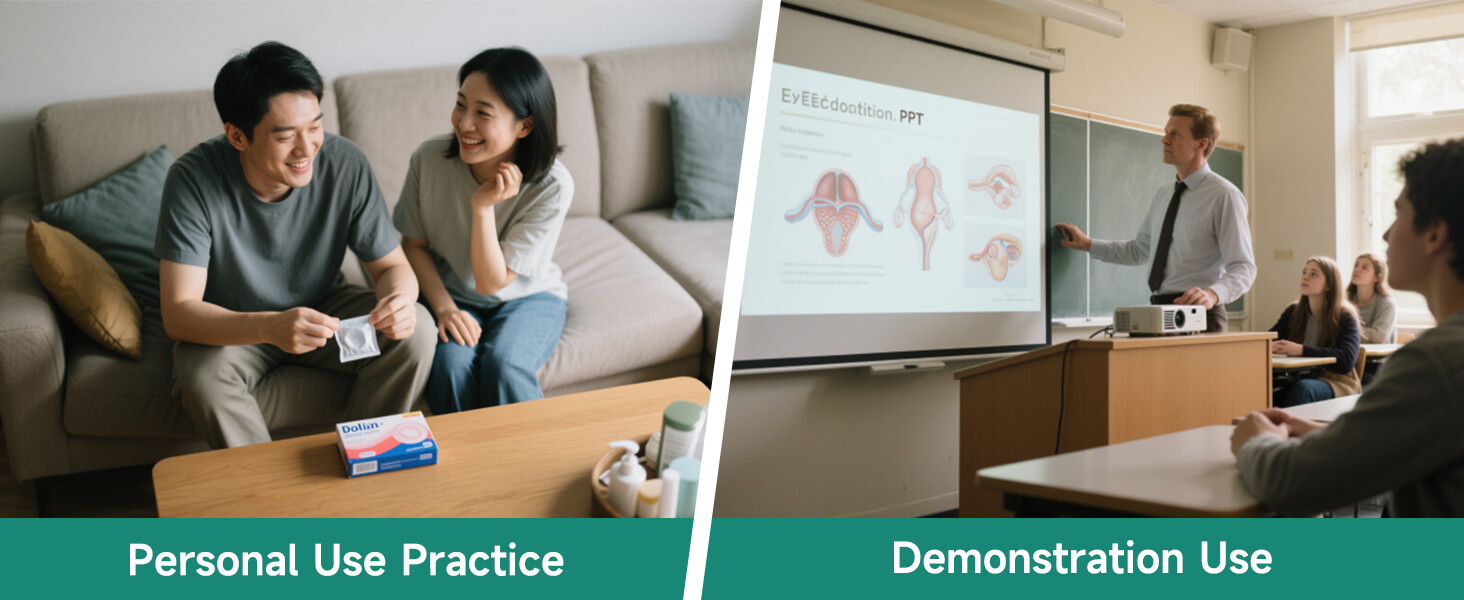 MedEduQuest Black Condom Training Model Application