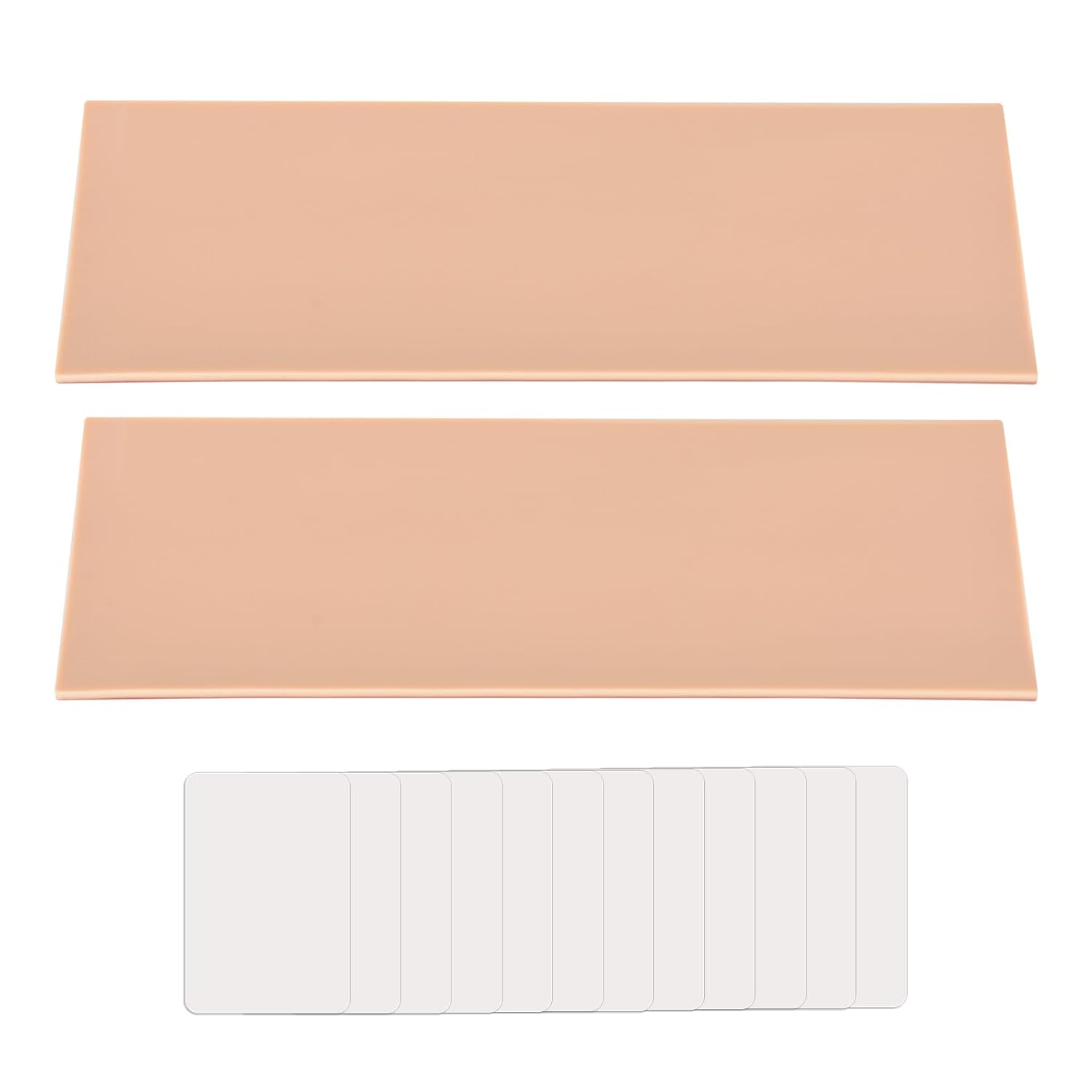 Neck Skin Replacement (x2) and Simulated Cricothyroid Membrane (x12) for Cricothyrotomy Task Trainer