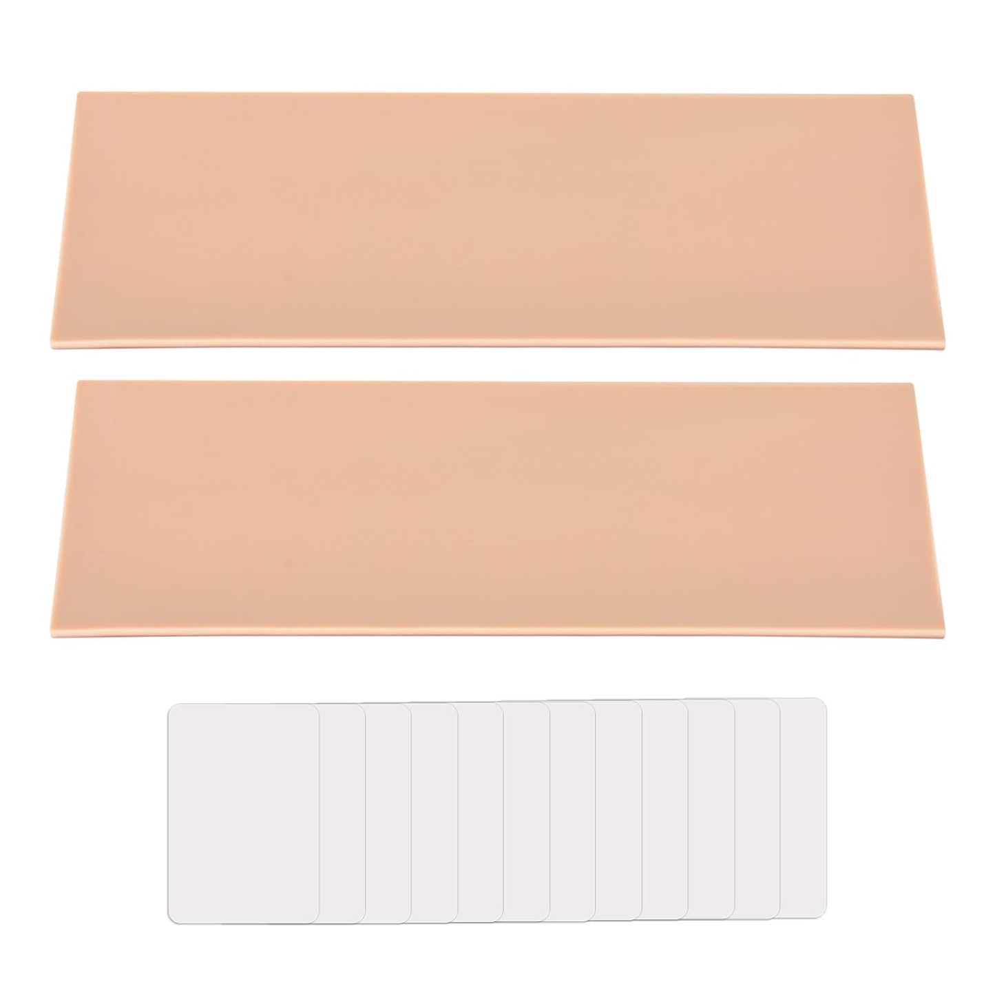 Neck Skin Replacement (x2) and Simulated Cricothyroid Membrane (x12) for Cricothyrotomy Task Trainer