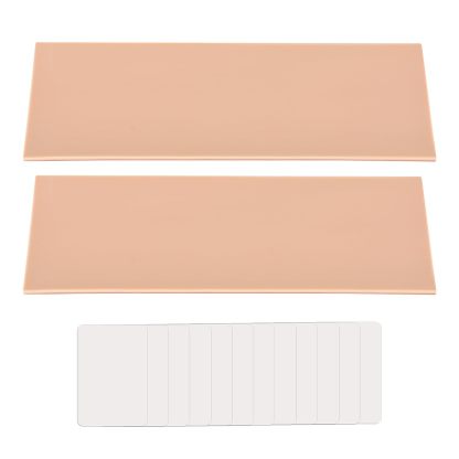 Neck Skin Replacement (x2) and Simulated Cricothyroid Membrane (x12) for Cricothyrotomy Task Trainer