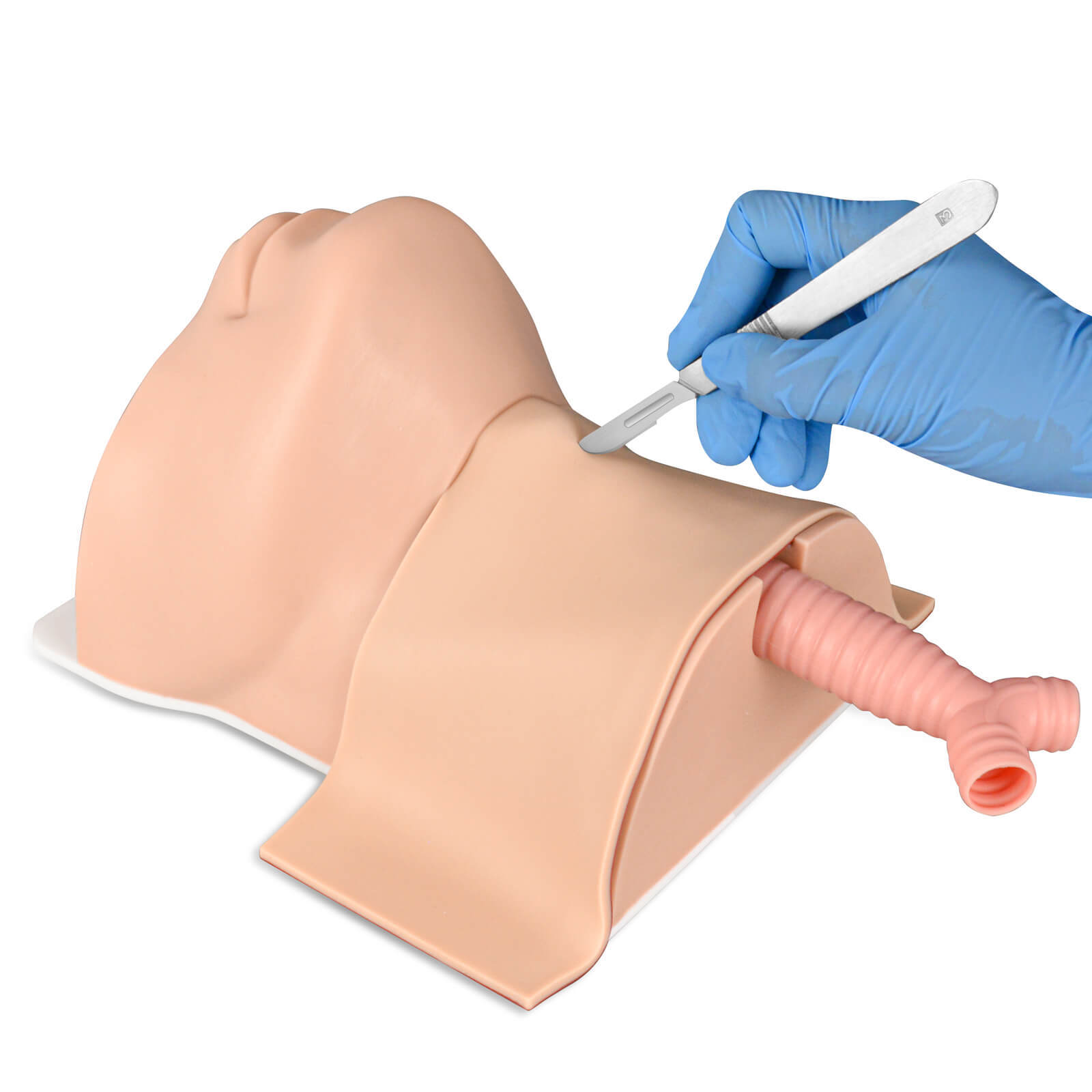 cricothyrotomy simulator light skin