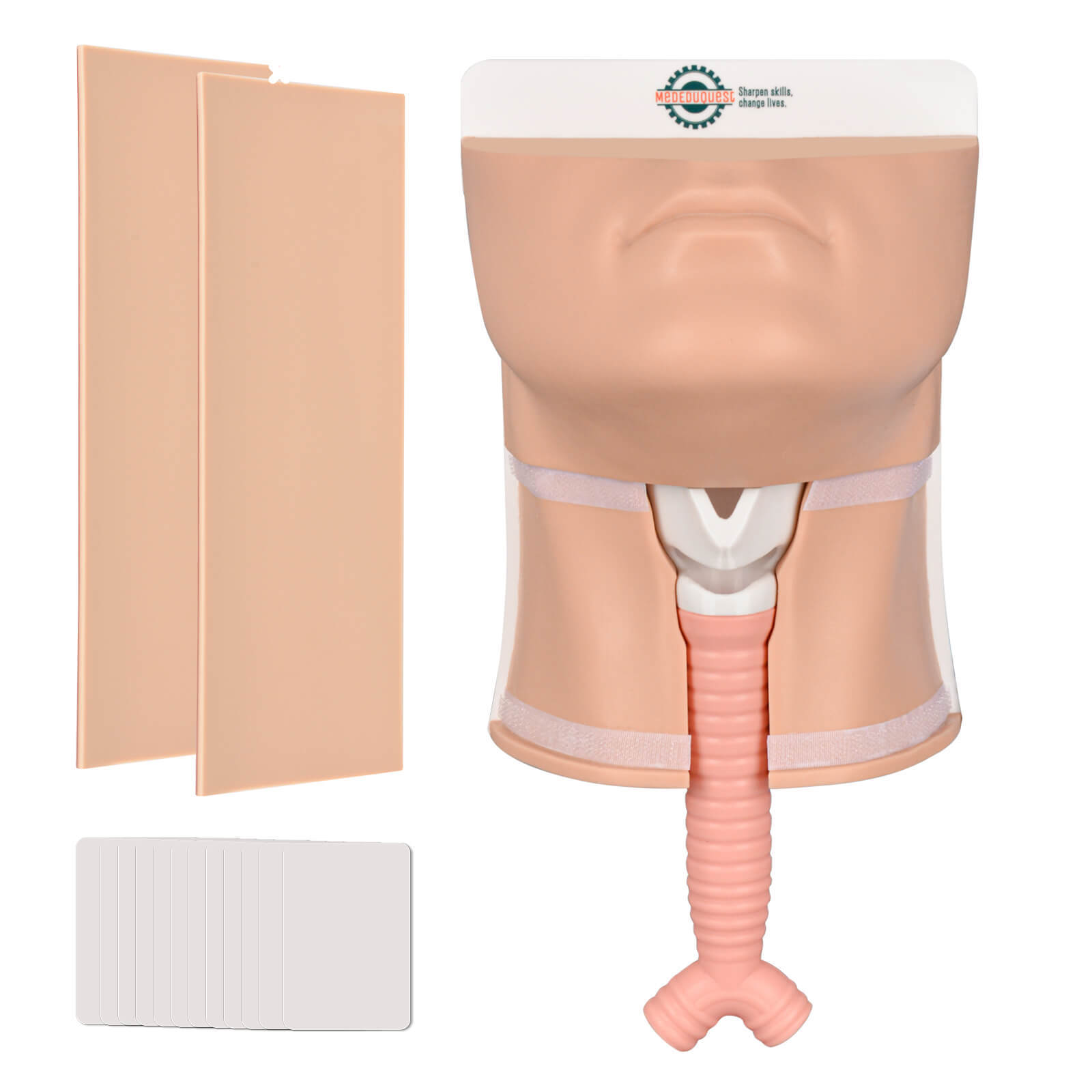 cricothyrotomy simulator light skin contents