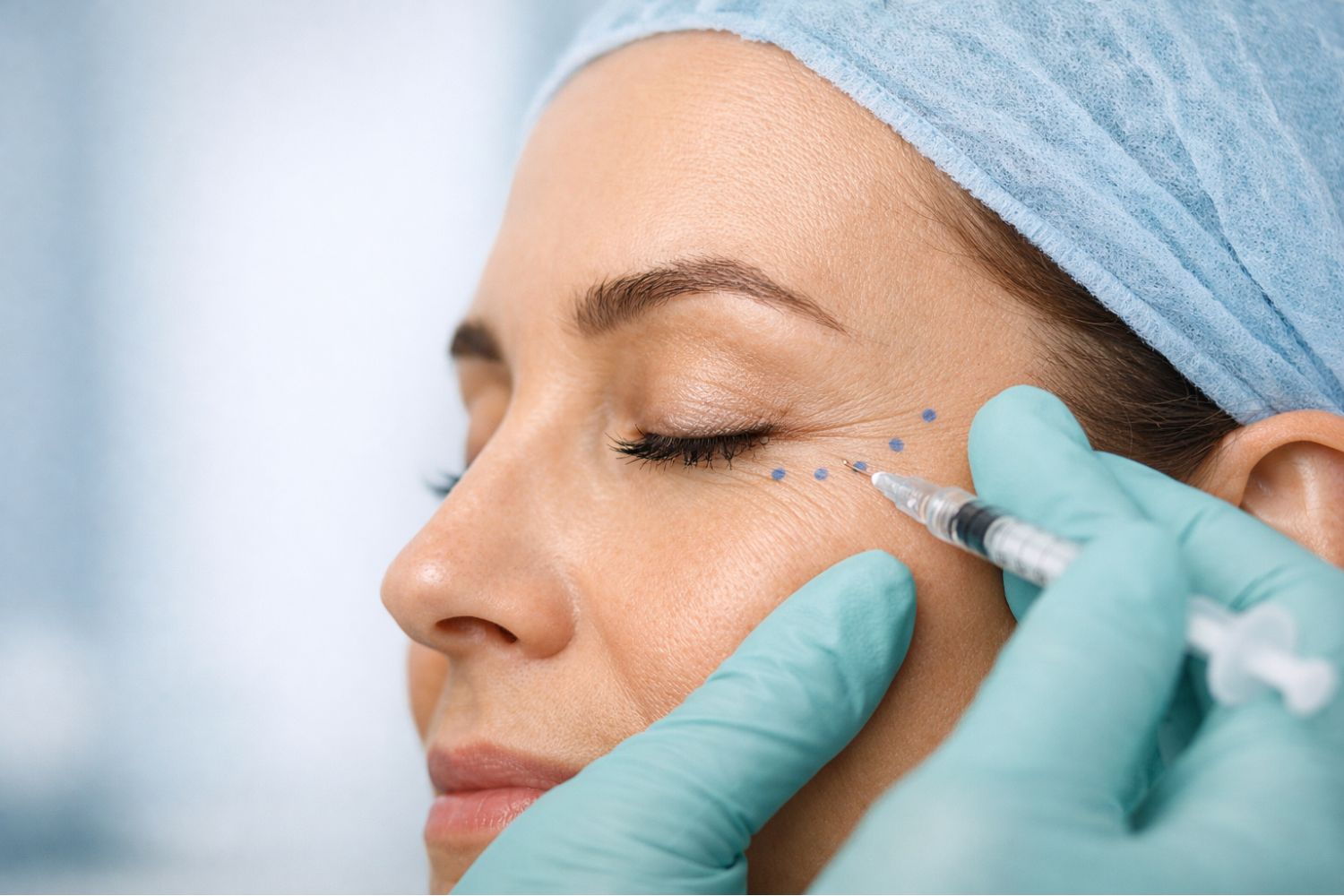 Crow's Feet Botox Injection Points