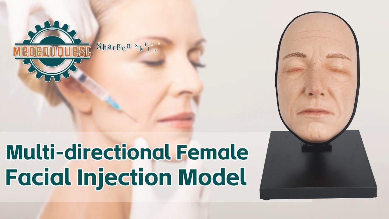 Multi-Directional Female Facial Injection Training Model - Emma