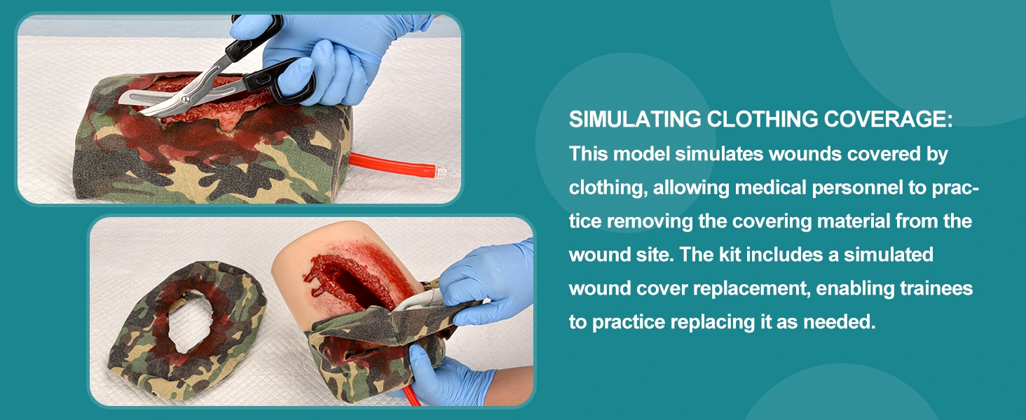 Thigh Laceration Wound Packing Trainer 
