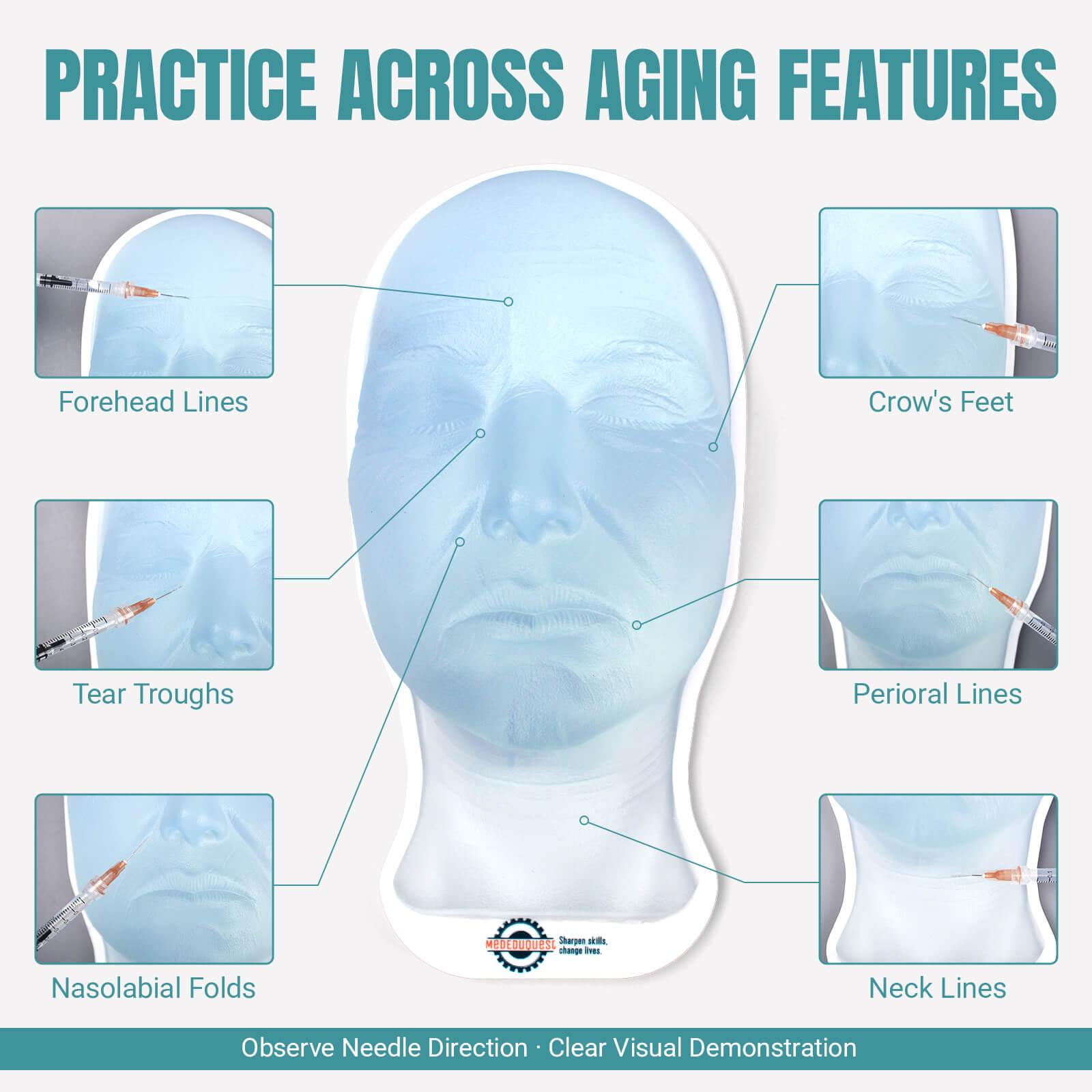 Facial Aging Injection Training Model