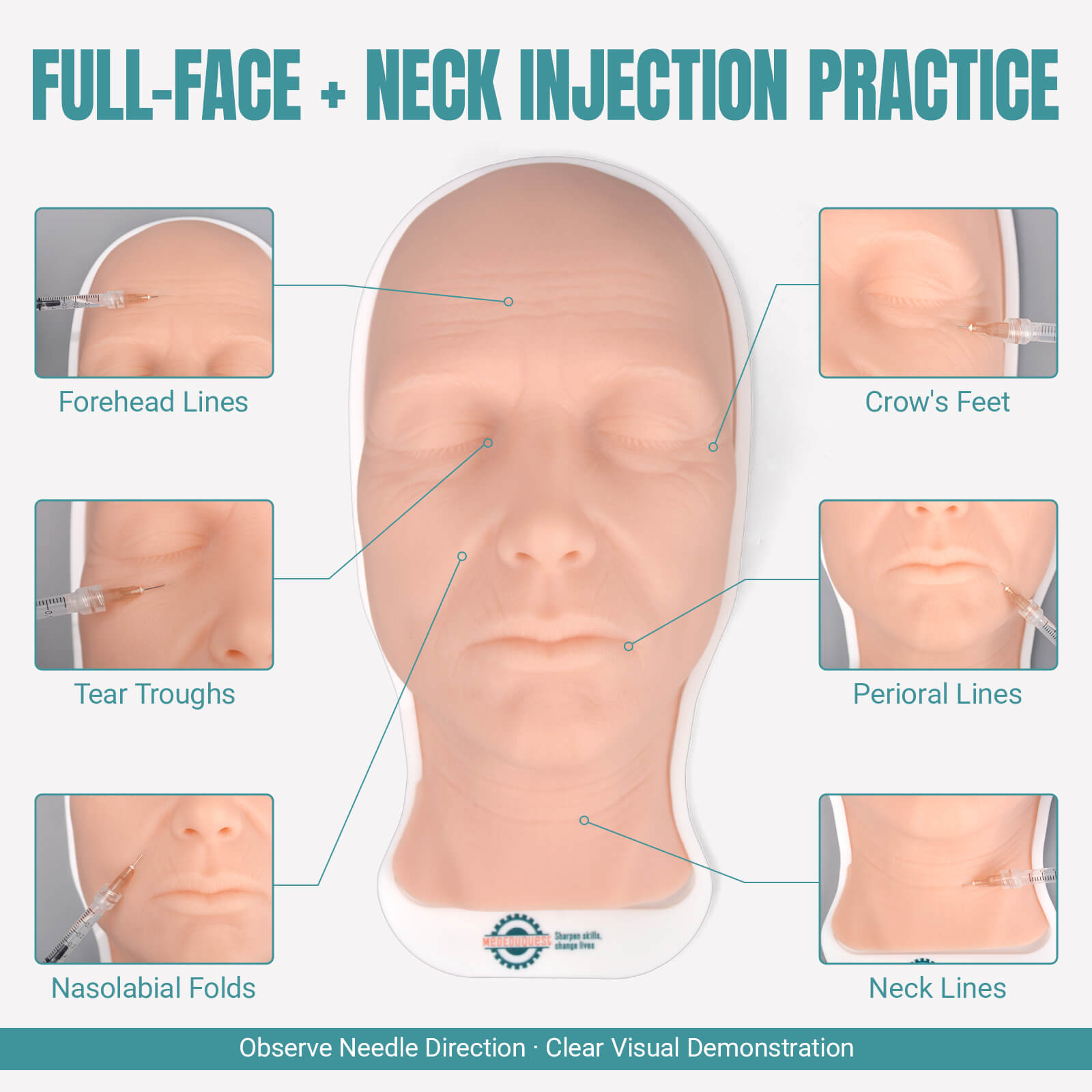 Facial Aging Injection Training Model
