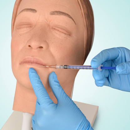 Facial Injection Manikin with Feminine Features - Nana Model