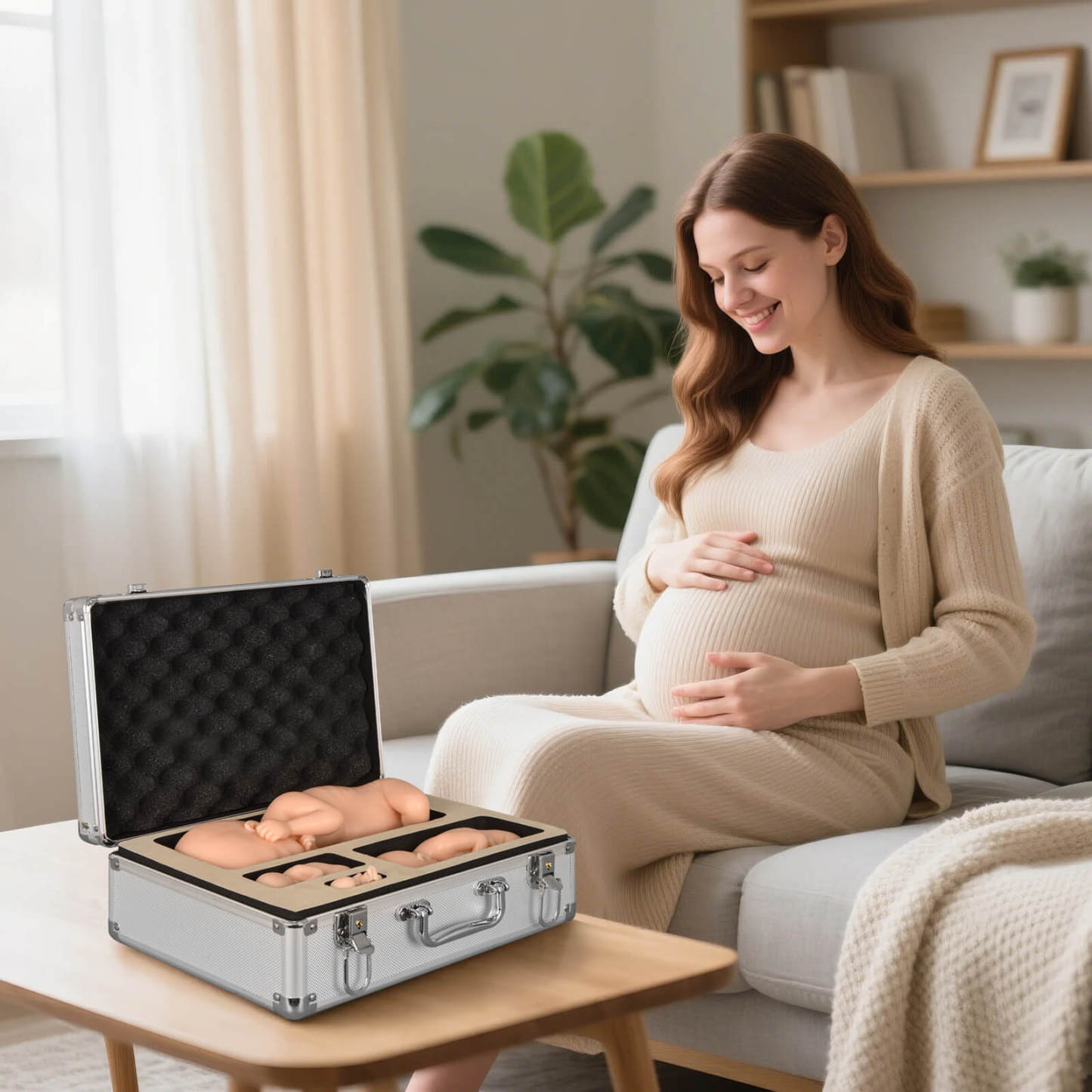 MedEduQuest Male Fetal Development Model Set, Light Skin Tone