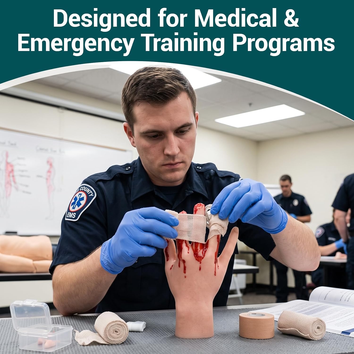Fingertip Amputation Injury Simulation Hand