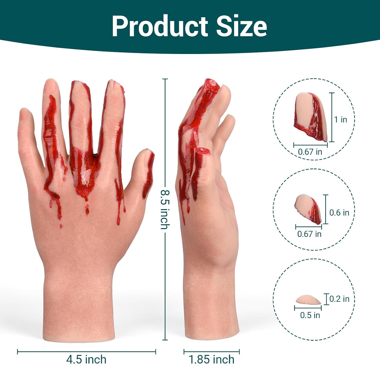 Fingertip Amputation Injury Simulation Hand