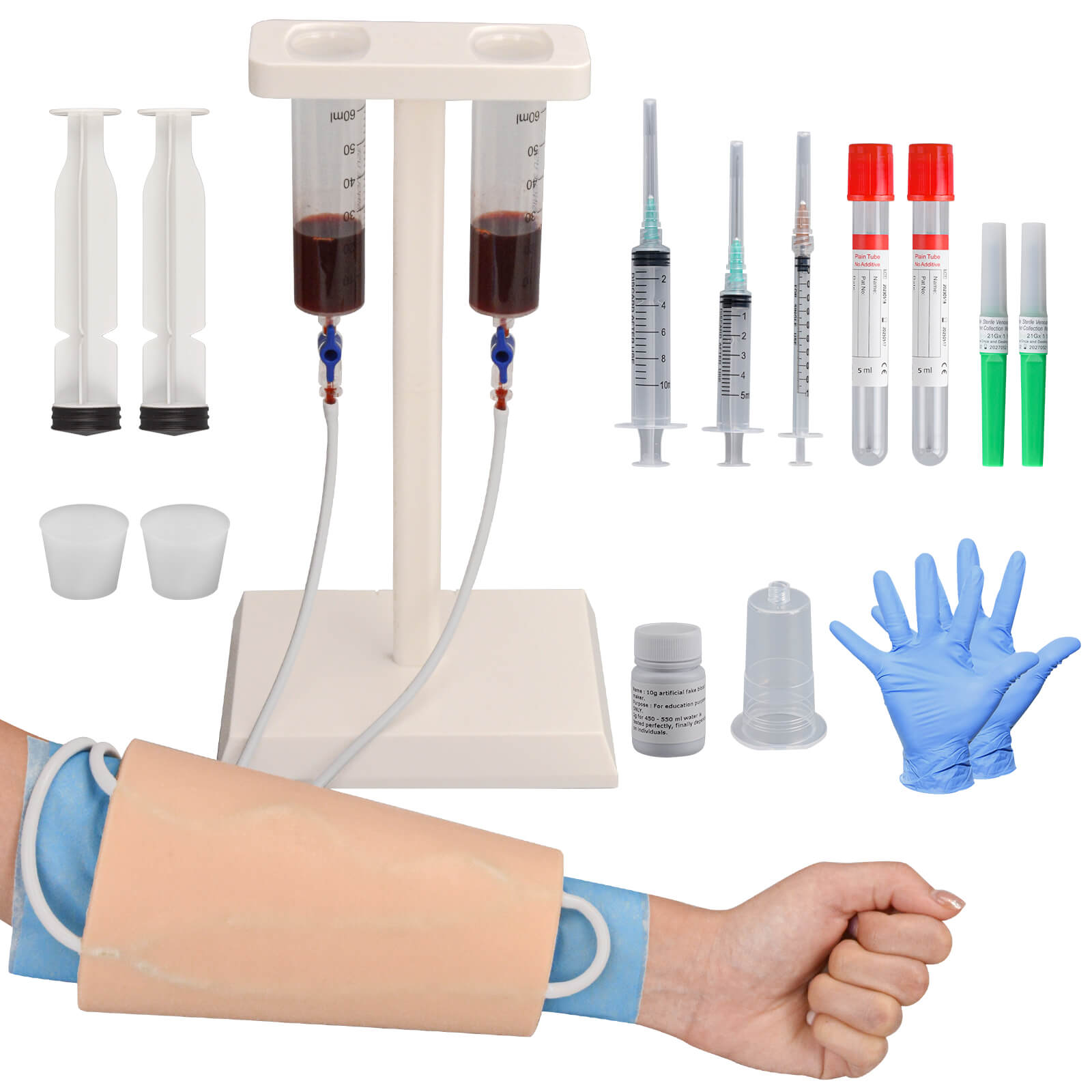 Wearable Forearm IV Injection & Phlebotomy Practice Sleeve Kit