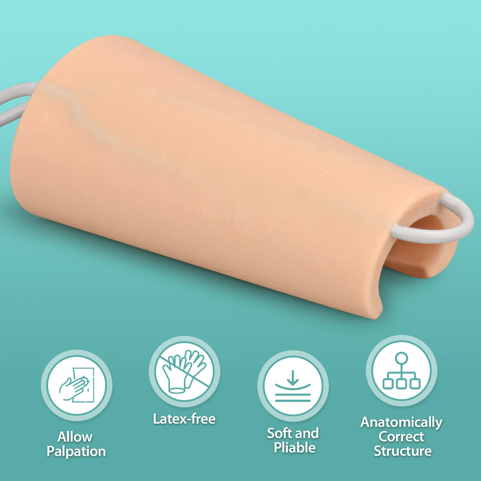 Realistic Forearm IV Injection & Phlebotomy Practice Sleeve Pad