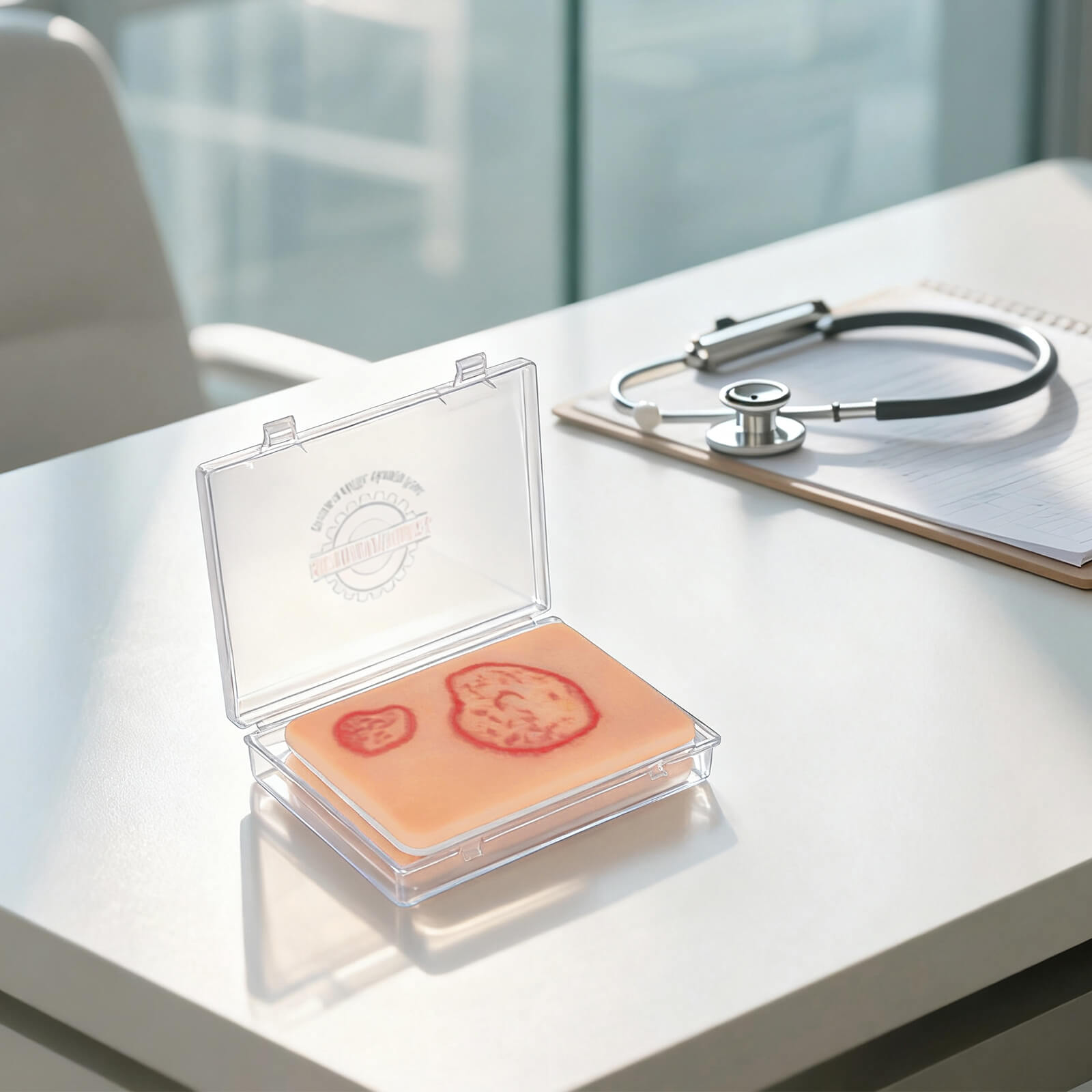 Palm-Sized Fungal Infection Wound Model Set (2 Pieces)