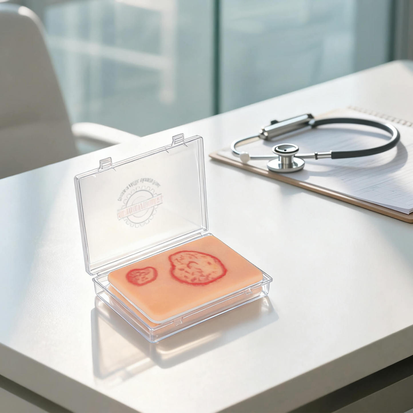 Palm-Sized Fungal Infection Wound Model Set (2 Pieces)