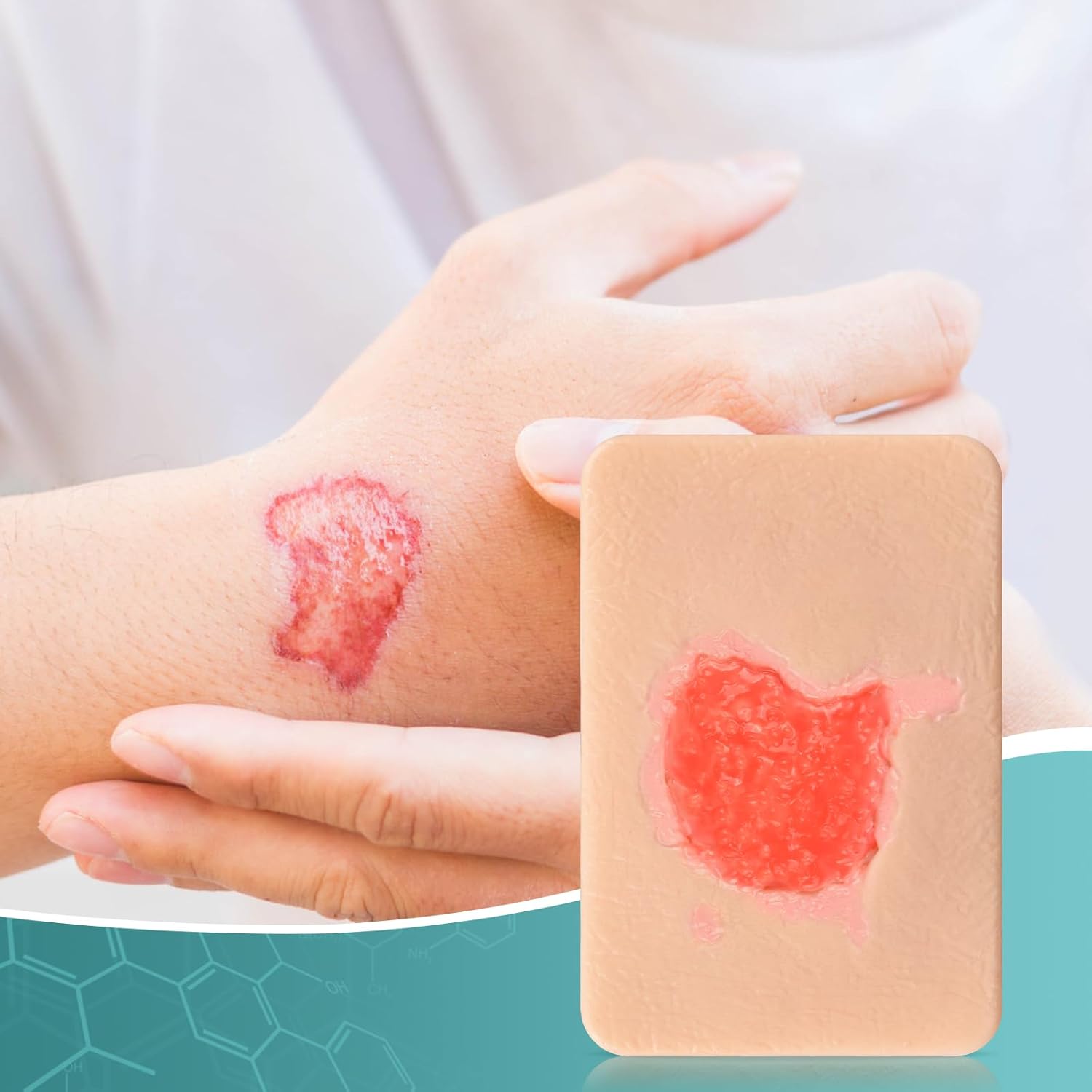 Card-sized Granulation Wound Simulation Models