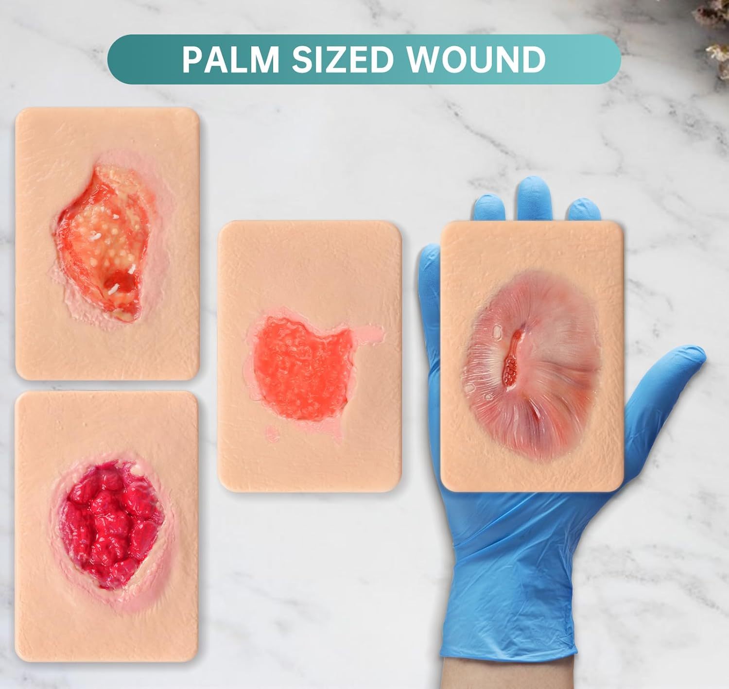 Card-sized Granulation Wound Simulation Models