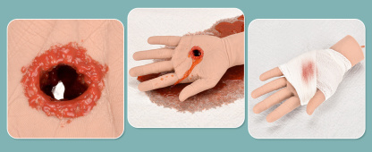 GSW Through Hand Stop The Bleed Training Kit