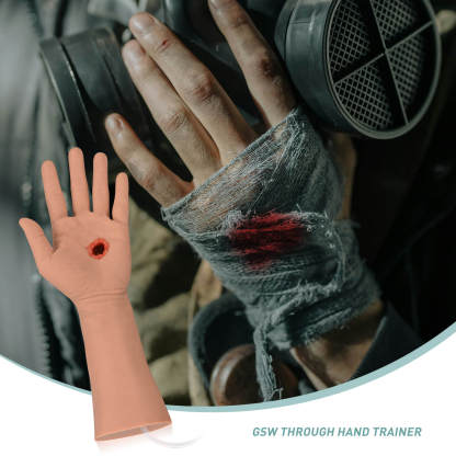 Tourniquet Hand for Bandaging and First Aid Procedures Practice