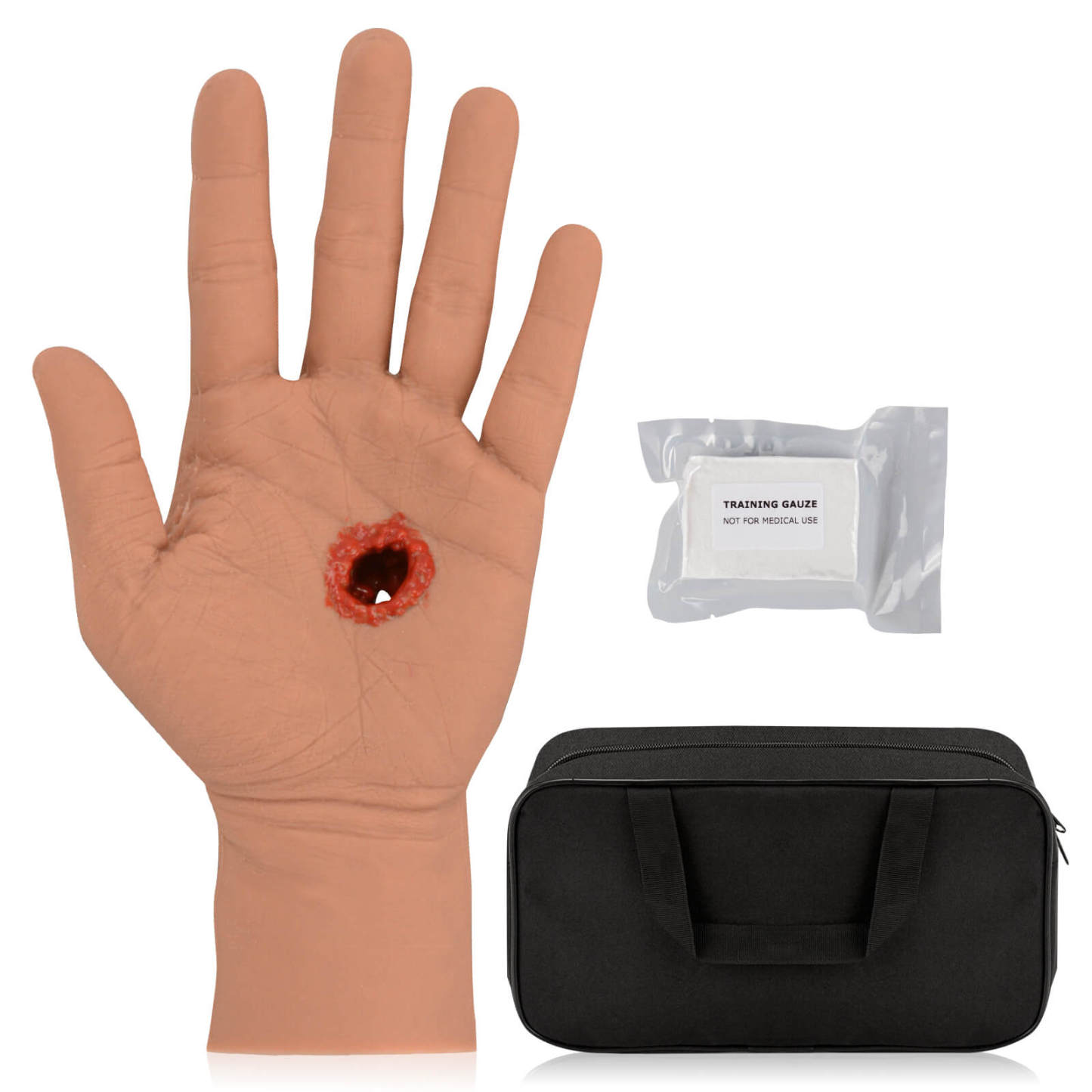 Medium Skin Gunshot Wound Packing Hand Trainer