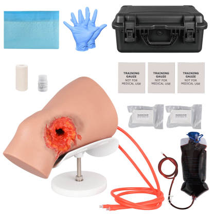 GSW Through Knee Stop The Bleed Training Kit