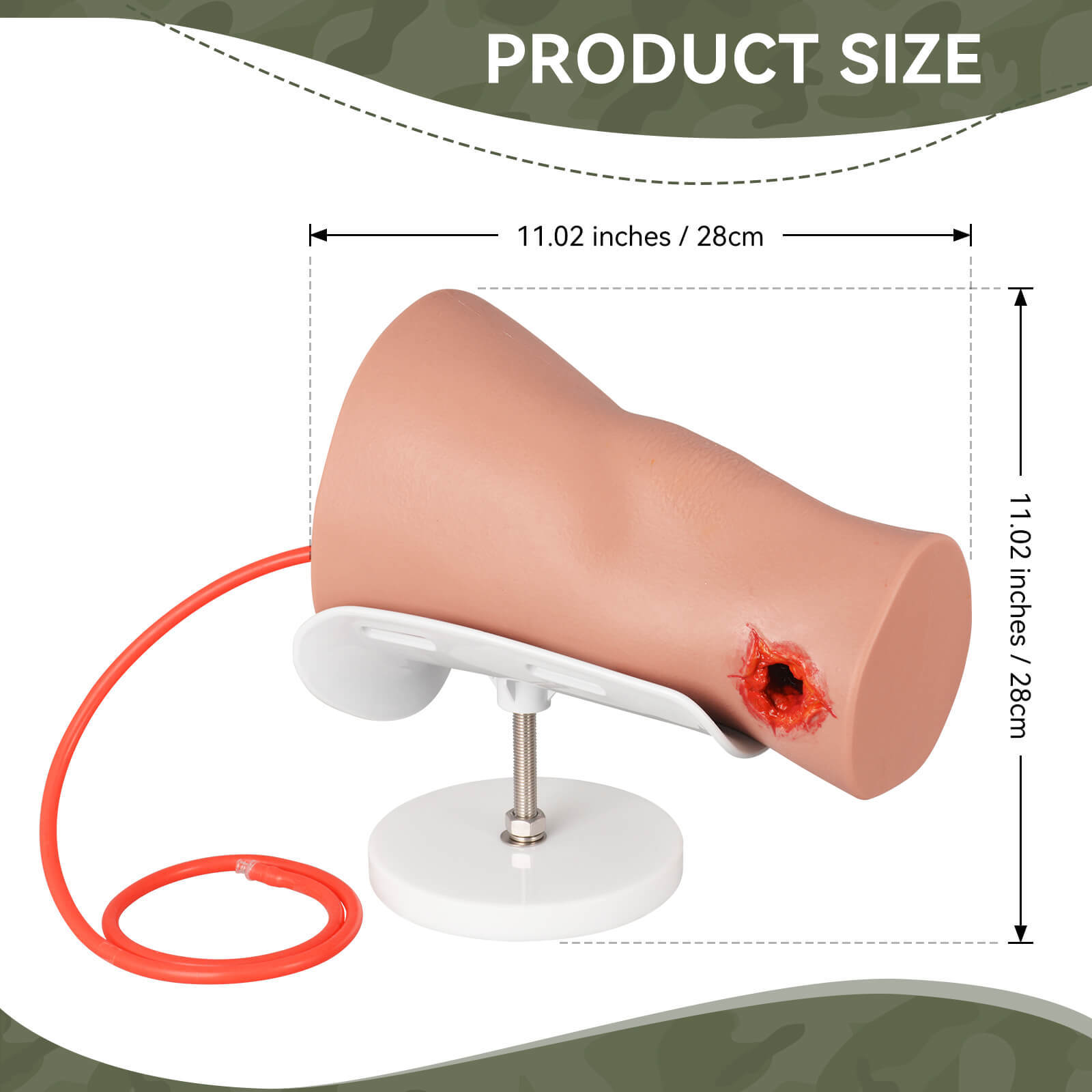 GSW Through Leg Trainer - Bleeding Control & Tourniquet Practice