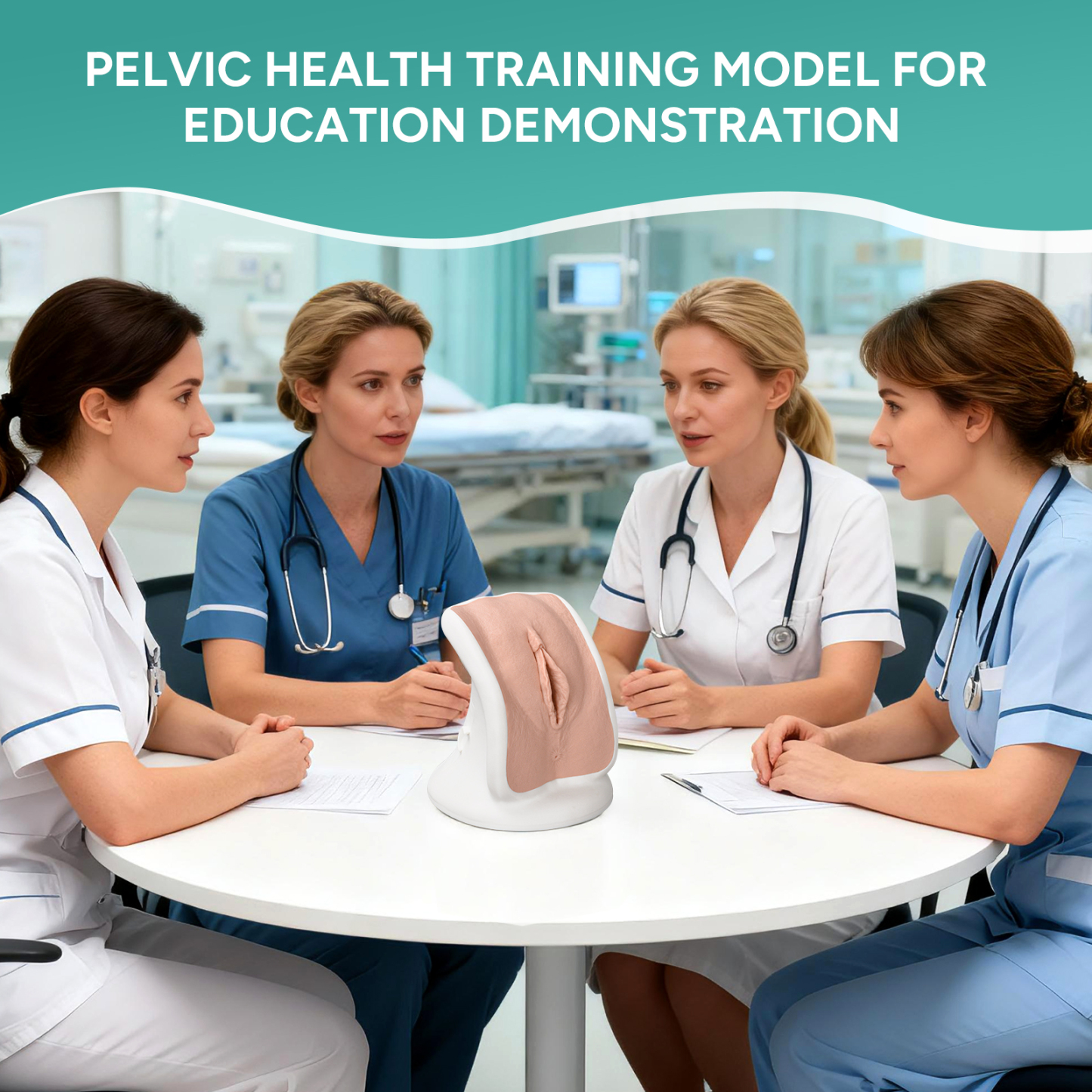 Gynecological Examination Model with 6 Cervical Pathology Replacements