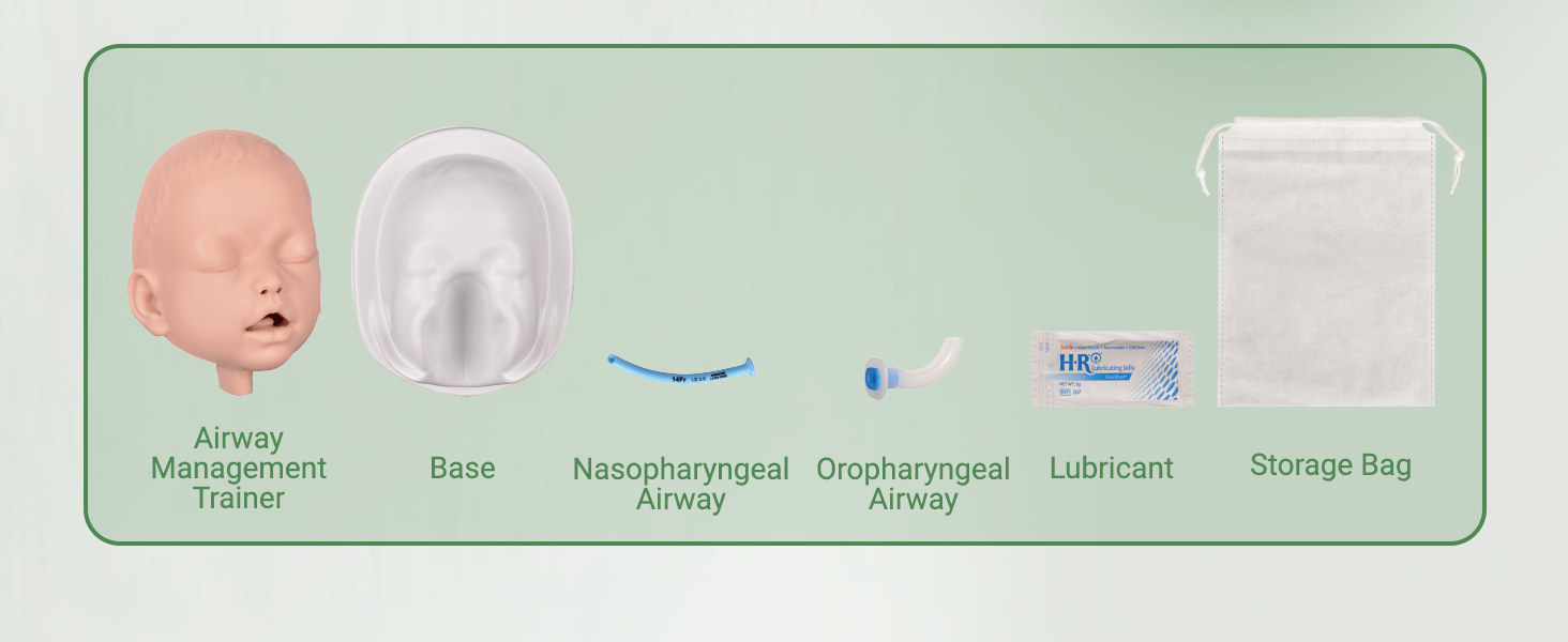 Infant Airway Management Trainer Kit Contents