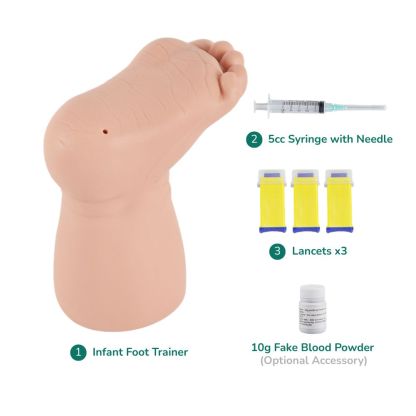 Infant Foot Heel Stick Training Simulator