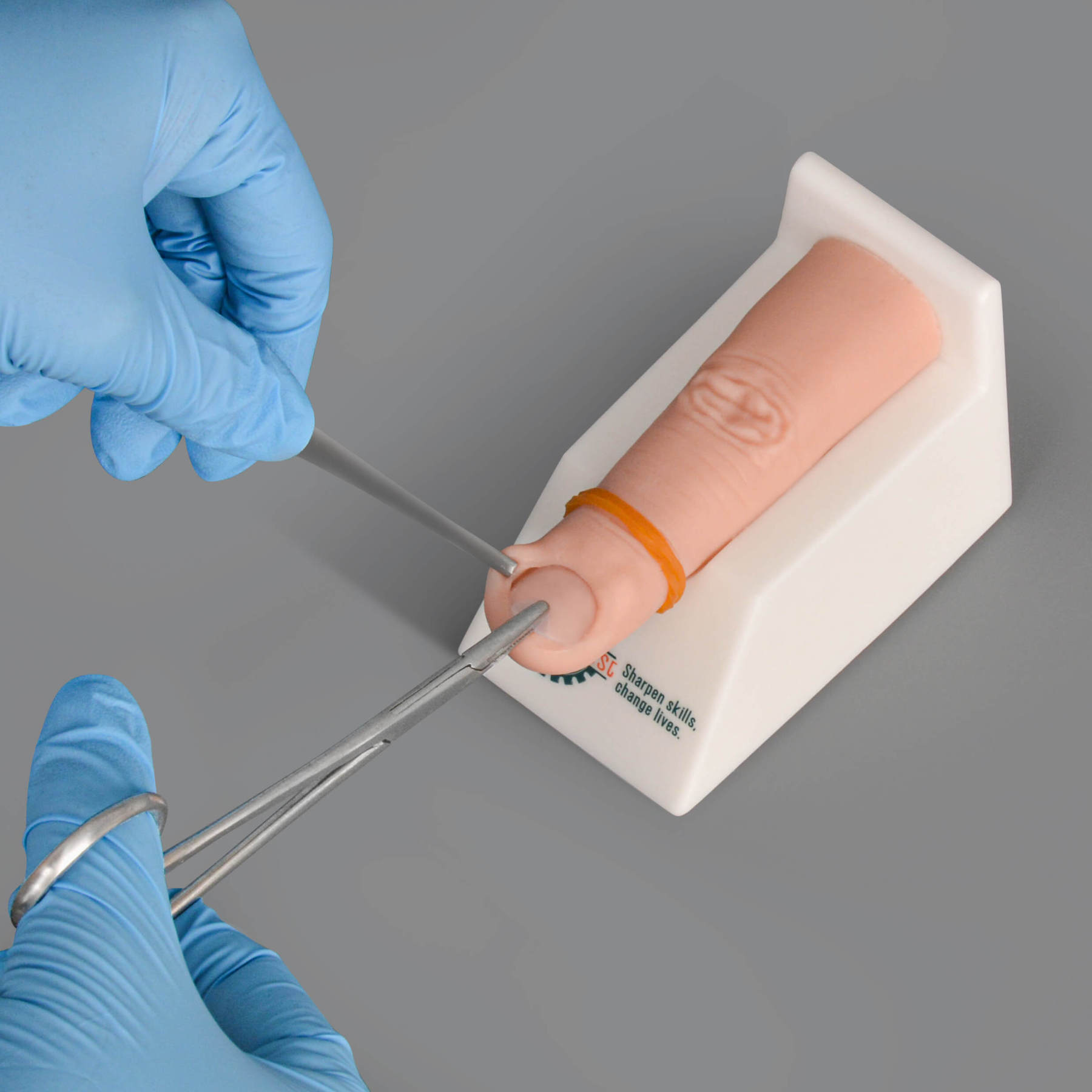 Detachable Ingrown Nail Trainer Kit for Fingernail Removal Simulation