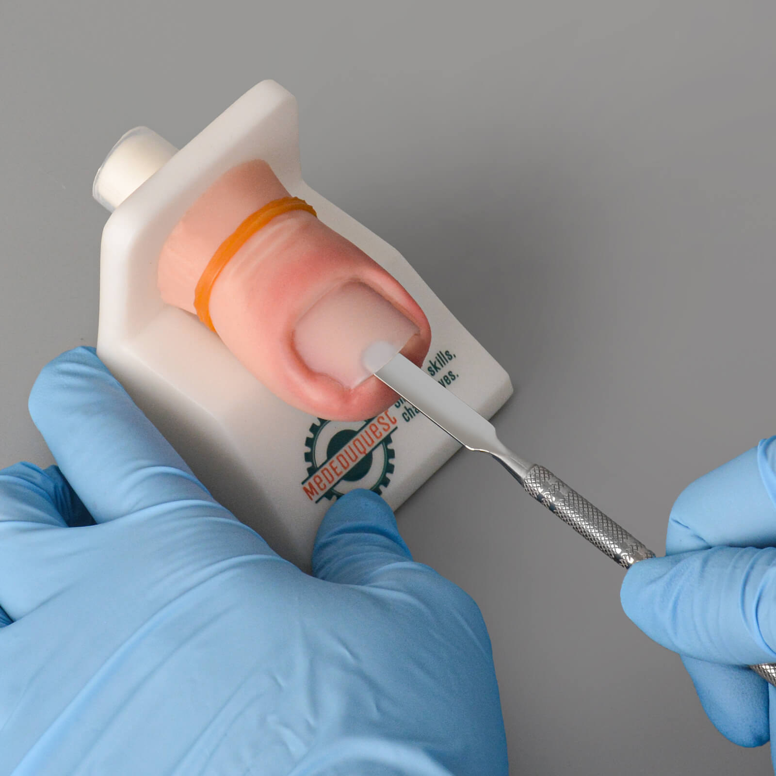 Ingrown Toenail Trainer Kit with Base for Toenail Removal Simulation