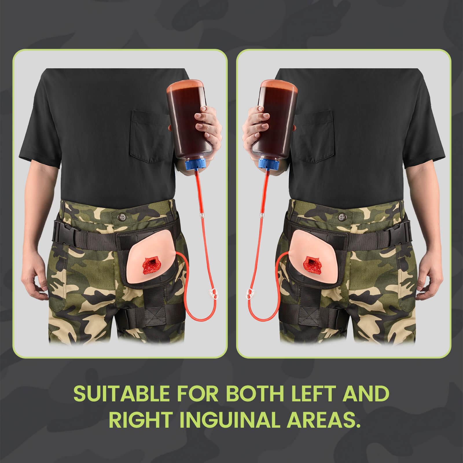 wearable inguinal wound packing trainer