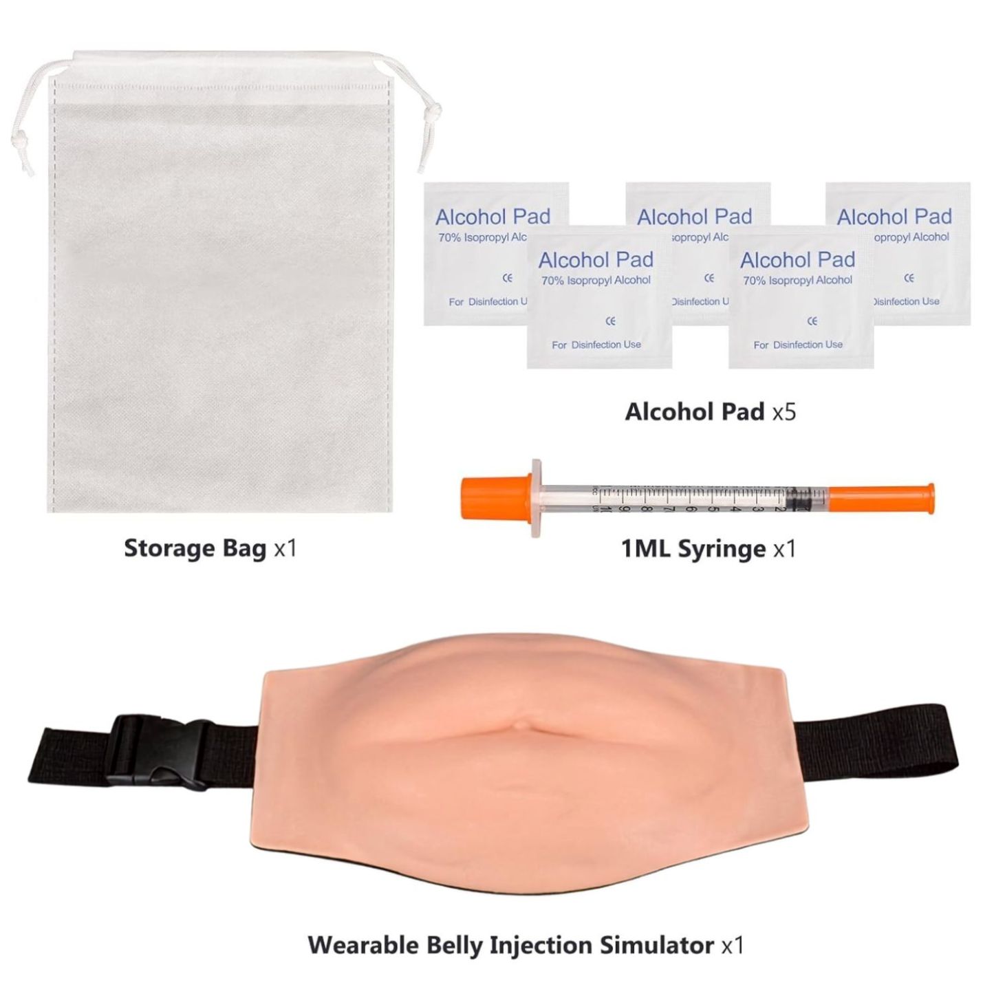 Wearable Abdominal Injection Belly Model - Light