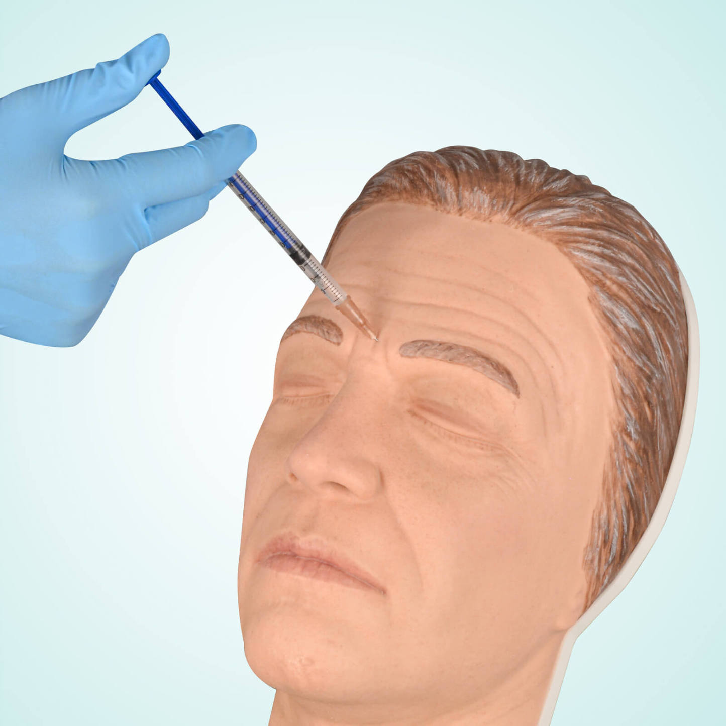 Facial Injection Training Head with Masculine Features