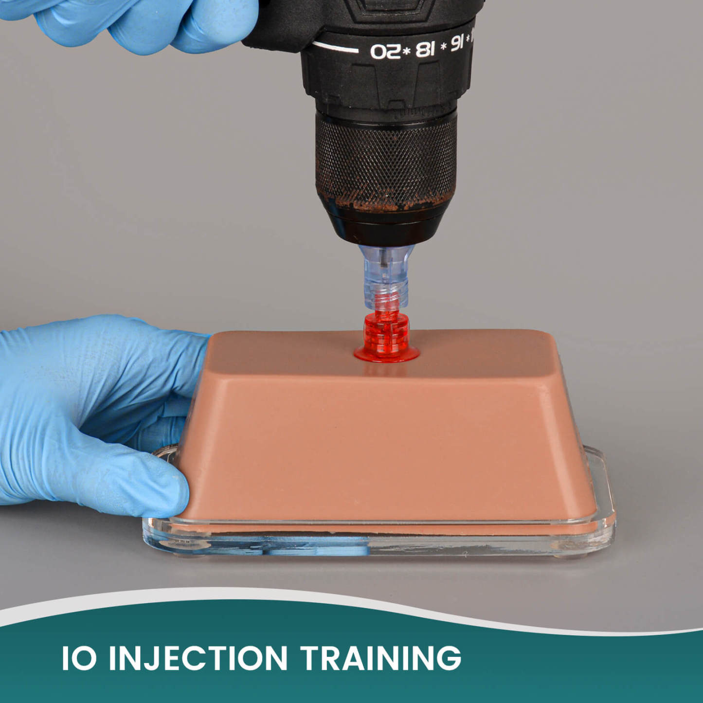 Transparent IO Access Trainer with Bone Marrow - Flat Practice Surface