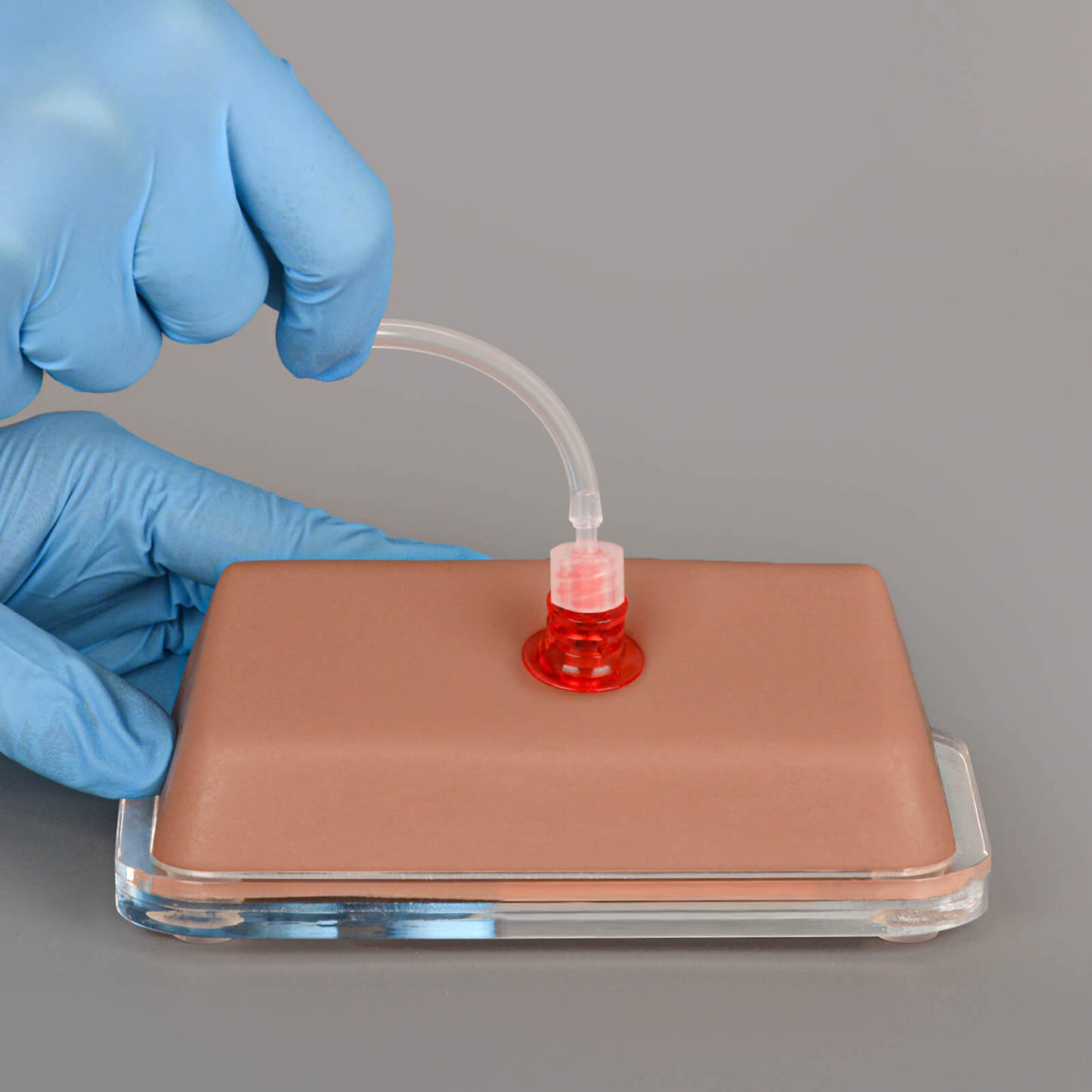 Transparent IO Injection Trainer with Bone Marrow - Angled Practice Surface