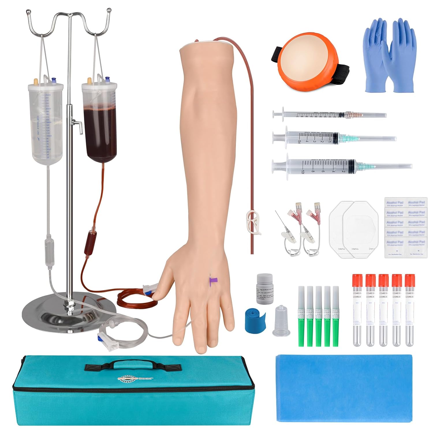 Complete Intravenous Practice Arm Kit for Nursing Student