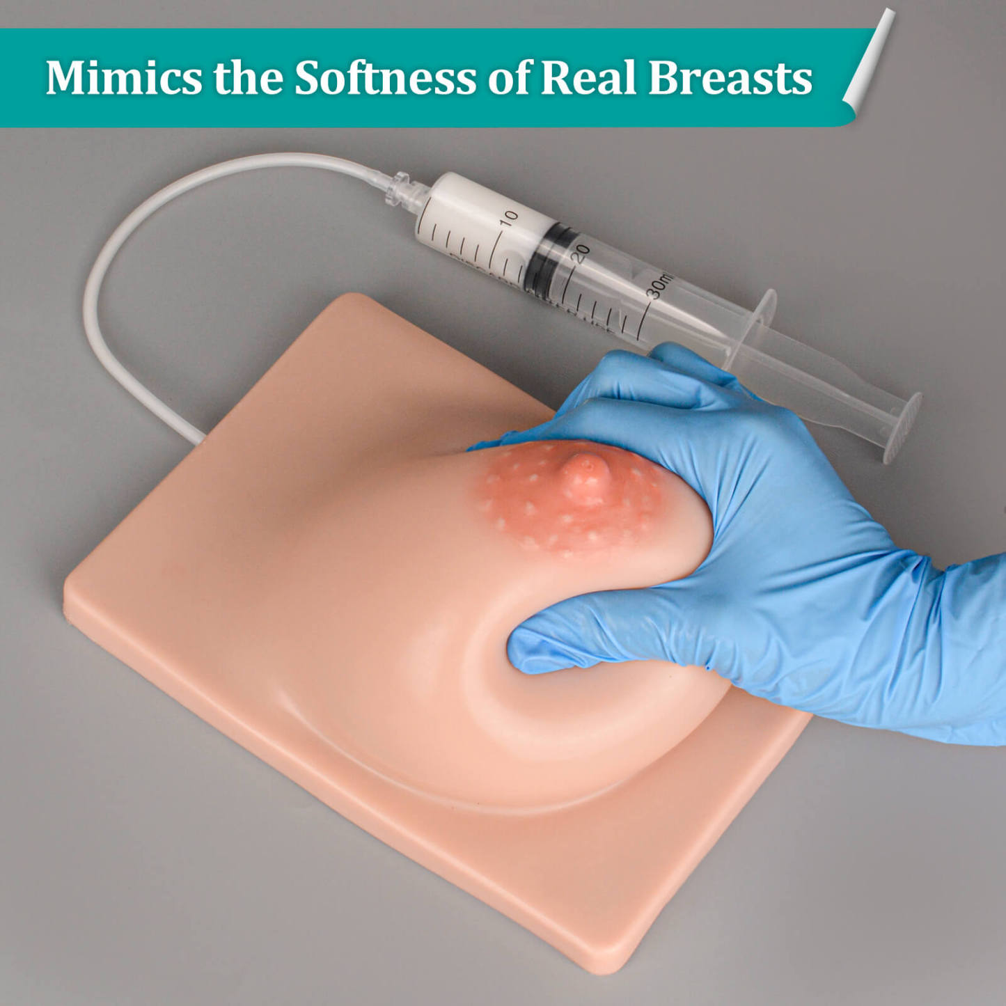 Left Lactation Breast Model for Breastfeeding Massage Education