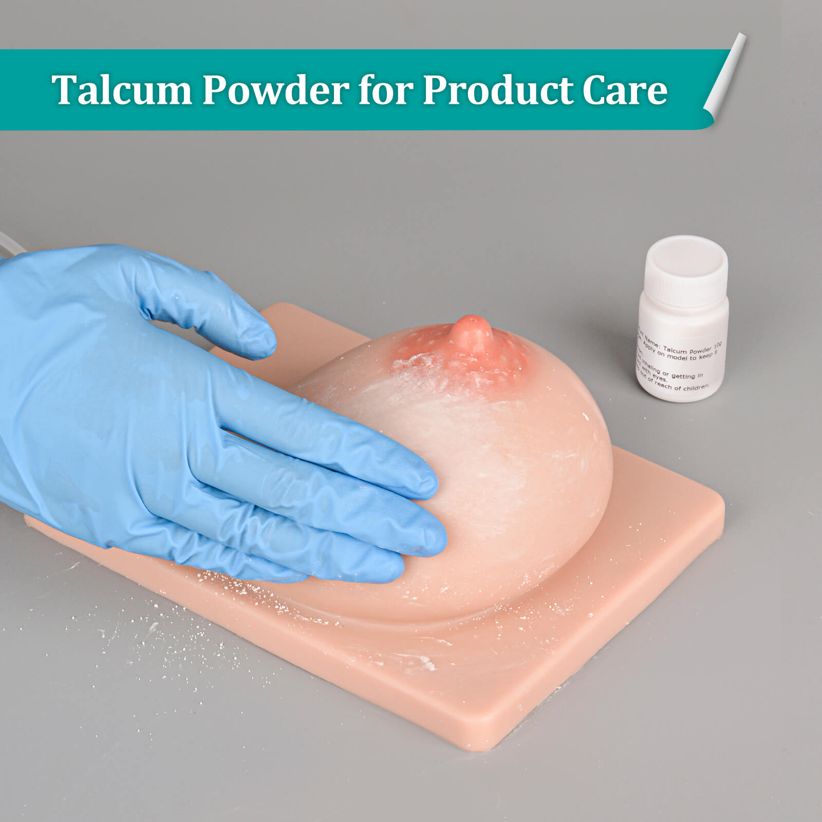 Left Lactation Breast Model Product Care