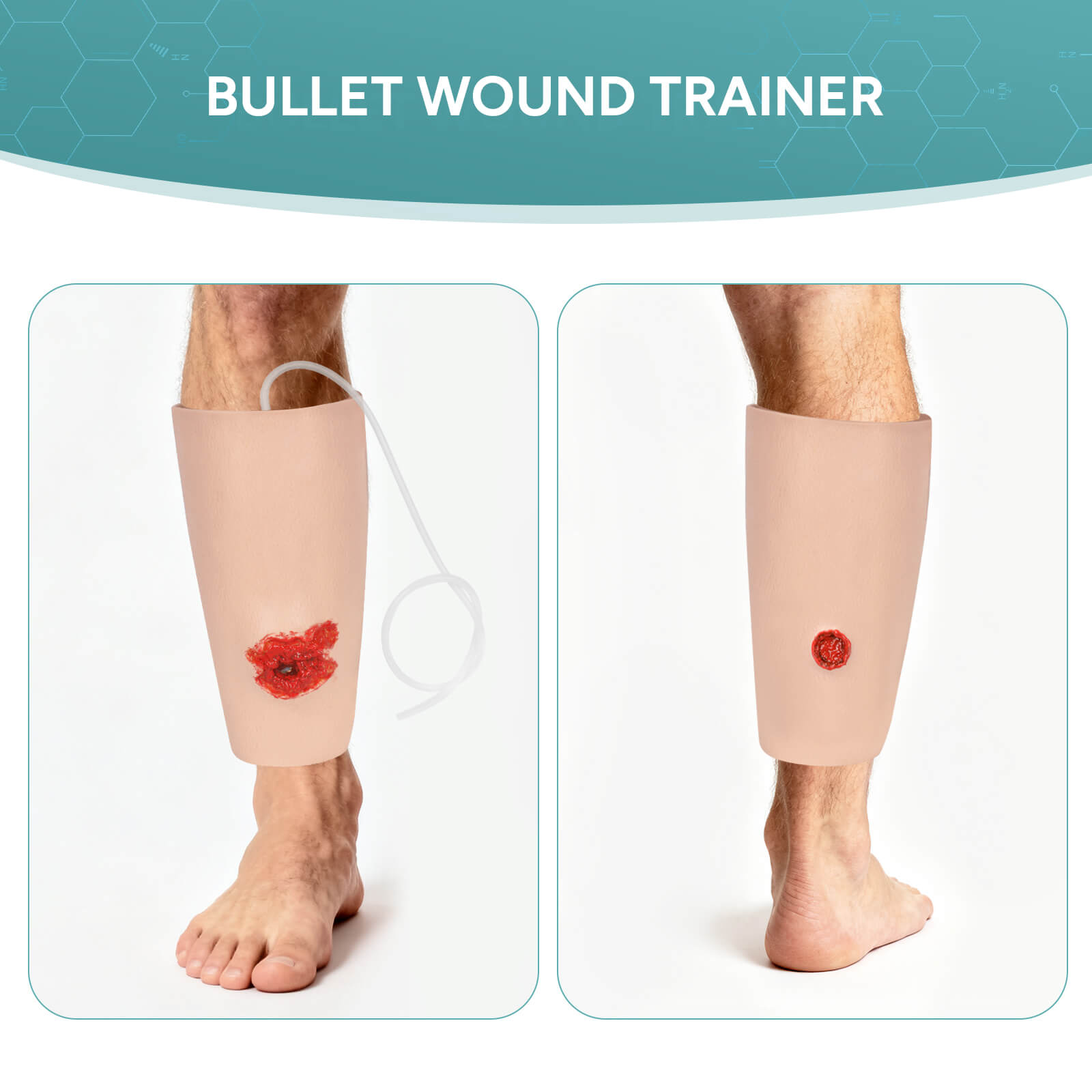 Leg Bullet Wound Packing Trainer Kit (Leg Sleeve)
