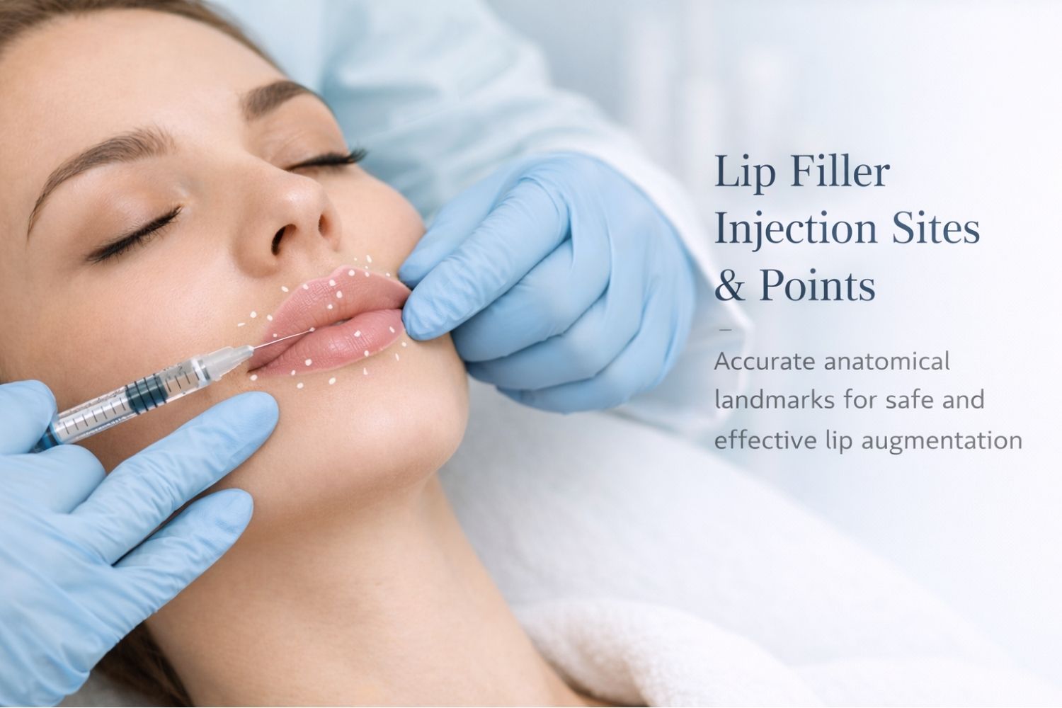Lip Filler Injection Sites and Points