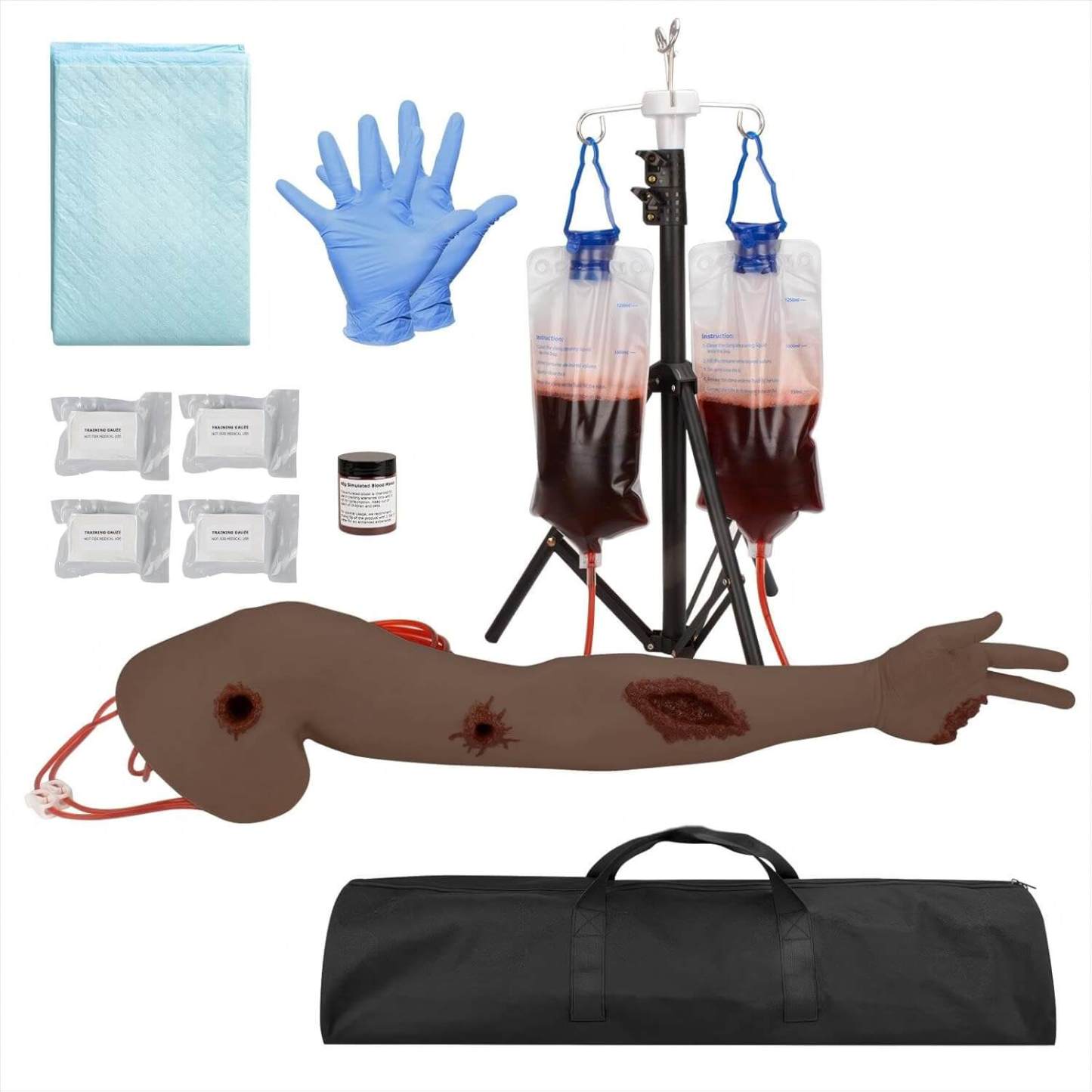 Multiple Wounds Haemorrhage Control Arm Trainer, Dark