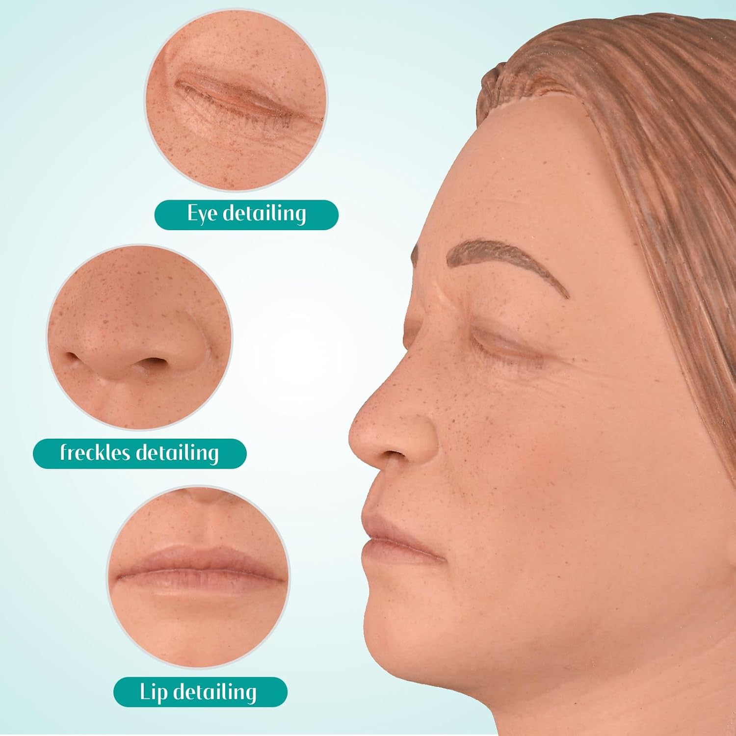 Facial Injection Manikin with Feminine Features - Nana Model