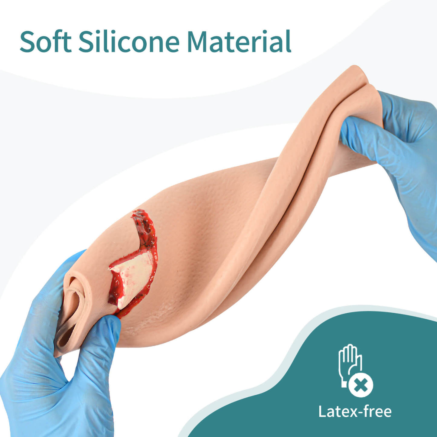 Exposed Bone Open Fracture Wound Packing Trainer