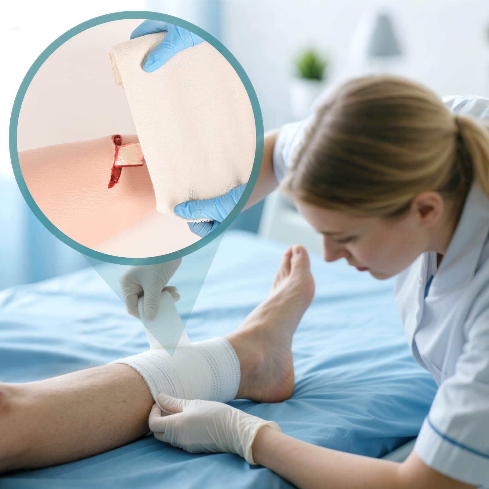 Exposed Bone Open Fracture Wound Packing Trainer