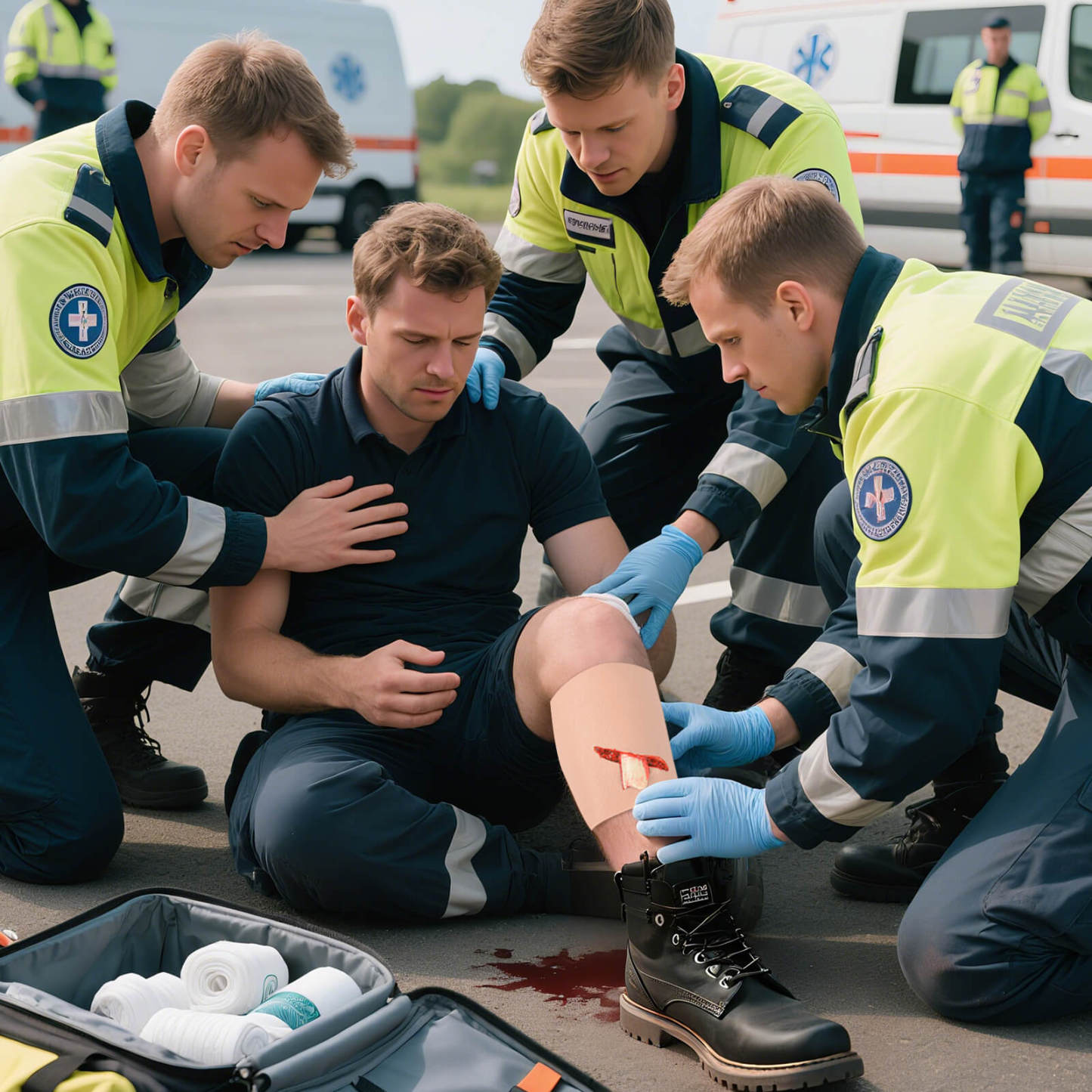 Exposed Bone Open Fracture Wound Packing Trainer