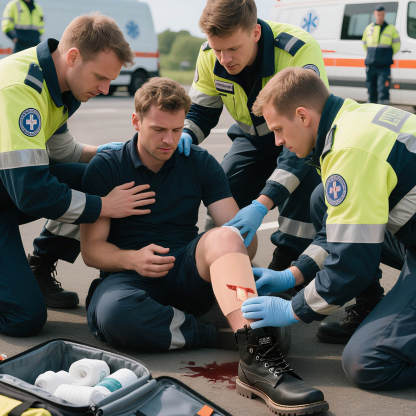 Exposed Bone Open Fracture Wound Packing Trainer