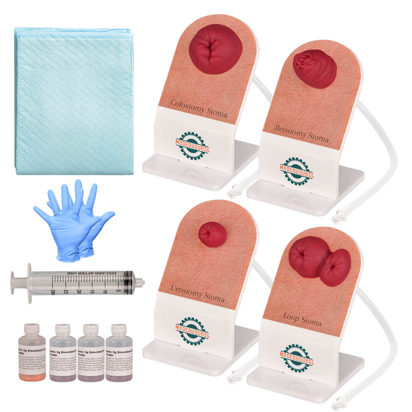 Ostomy Care Training Kit with Display Stand