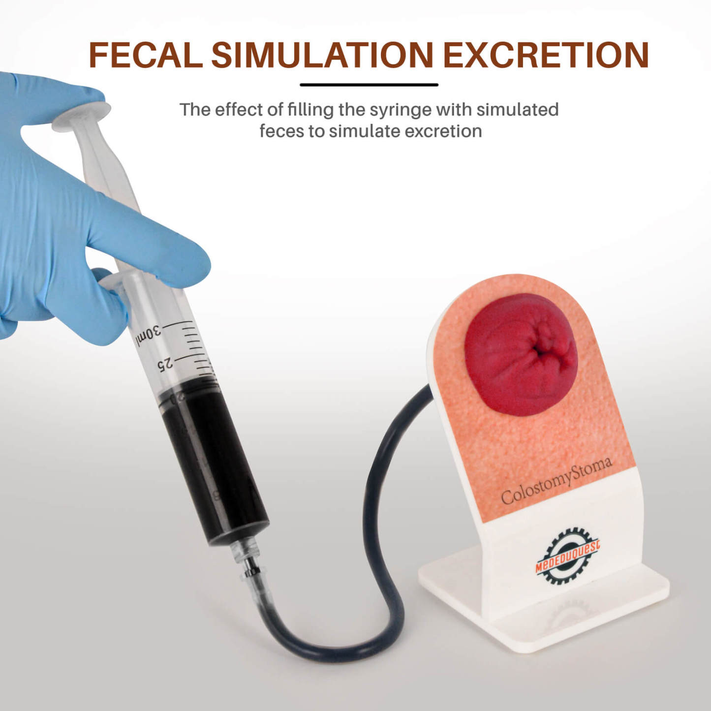Ostomy Care Practice Kit with Acrylic Stand